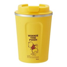 Skater 掀蓋式保溫杯, 小熊維尼款, 350ml, 1個
