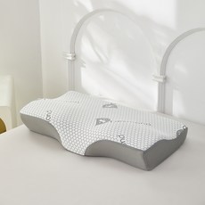 Ishur 伊舒爾 石墨烯太空記憶枕 肩頸釋壓型, 白色, 2個