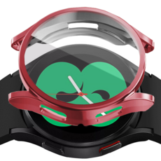 리아몬트 갤럭시워치 풀커버 보호 케이스, 핑크, 1개