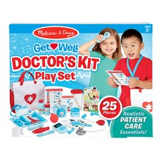 Melissa&Doug 美國瑪莉莎 醫生角色扮演玩具組 MD8569, 混色