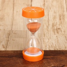 제이앤케이 시간에 대한 집중력 럭셔리 모래시계, 15분 오렌지