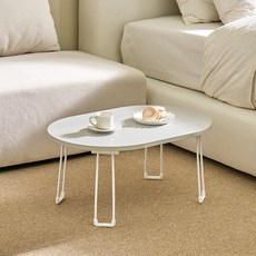 아이캔컴퍼니 국내생산 올리브 600 LPM 접이식테이블, 그레이