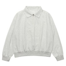 맨투고 남성용 오버핏 카라집업 맨투맨