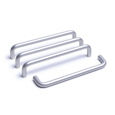 把手世界10基本DJ 2孔家具把手 P160mm 銀色, 4個