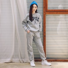 KISPO Cable Broren 拉絲上裝和下裝女孩套裝