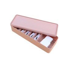 Templai 多用途電線整理收納盒, 1個, 粉紅色