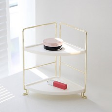 Ju and Ji 模組迷你層架, 轉角型, 金色, 1個