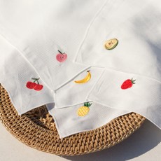 Uterus 孩童刺繡手帕6入組