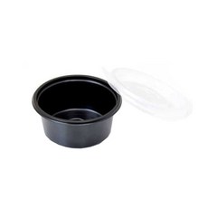 JH 일회용 소스 용기 블랙 소 70파이, 1개입, 3000개