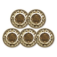Hatsuepok 鈕扣 18mm, 金色, 5個
