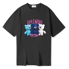 오에타 스플렌디드 더블 코튼 오버사이즈 통기성 반팔 티셔츠