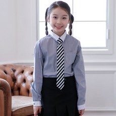 jackid 女童復古長袖襯衫