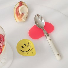 라잇뮤즈 아크릴 수저 받침, 핑크