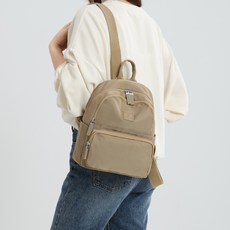 ADDEDIT 女用 Anna 輕量防水迷你後背包, 米色