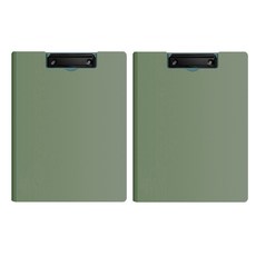 동아피엠에스 심플 커버 클립보드 A4 31.5 x 24 cm, 딥그린, 2개