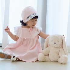 ETTOI 女童款Venessa蕾絲連身裙套裝