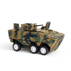 Youngmodeler 英工房 DIY裝甲車造型膜形組 TM554, 混色, 1個