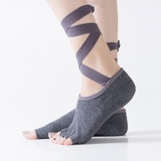 VIDANGIL 絲帶瑜珈紛指襪