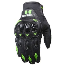 戶外運動亮點多功能防護手套組, 綠色