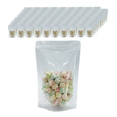 透明站立夾鏈袋 中, 100個, 中(M), 1個