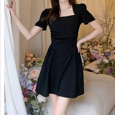 여성용 101 소울리 스퀘어넥 플레어 원피스 CH-2320188