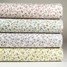 20支棉布料4件組, 1套, 可愛花朵