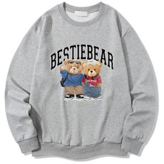 일루소 남녀공용 특양면 스탠다드 베스티베어 베이직핏 맨투맨