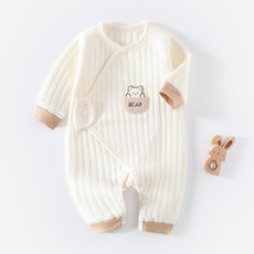 Bebeniz 嬰幼兒口袋熊新生兒長袖連身衣