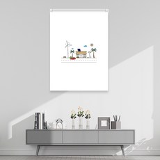 끌래망스 풍경 2 실사 롤스크린 암막