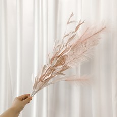 Cojeut粉彩混合粉紅乾燥花, 粉色的