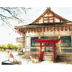 artlife 數字油畫diy, 聚眾吸貓 旗山武德殿, 1入