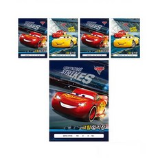 迪士尼卡斯圖片日記 A4, 款式隨機, 5本