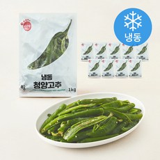 식재료마당발 청양고추 반절 (냉동), 10개, 1kg