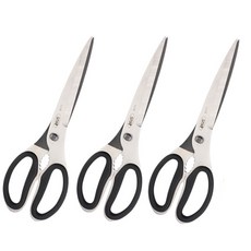 제우스 일체형 가위, 검정, 3개