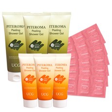 Piteroma 2021 去角質凝膠身體 3p + 面部 3p + 便攜 84p 套組, 1套