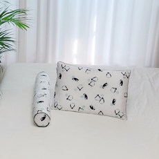 아띠블랑 유아용 인견 베개 + 바디필로우 2종 꿀잠 세트, 스카이펭귄