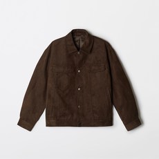 SPAO 男女通用 人造皮革麂皮卡車夾克 SPJLF49M05