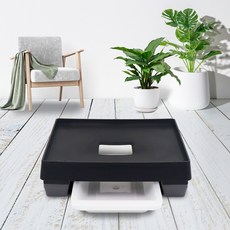 抽屜式方型花盆架, 黑色