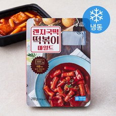 추억의국민학교떡볶이 렌지국떡 떡볶이 마일드 (냉동), 280g, 1개
