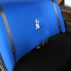 세경사 일반바우와우 라운딩핏 뒷좌석 패션시트, 블루, 1개