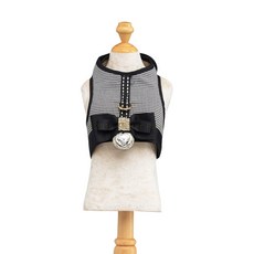 Alalmol 寵物獵犬背帶套組, 黑色的