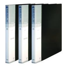 마이다스 칼라 링화일 인덱스 A4 40매 3공, 흑색, 3개