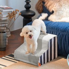 CAMULALA 狗狗波浪階梯 2階, 1個, 黑色