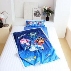 救援小英雄波力 泡泡紗 夏季 午睡被套組, 混合顏色