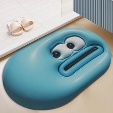 BRINCH 빨아쓰는 3D 입체 디자인 규조토 논슬립 발매트, 타입5901-46