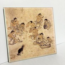 TDP 名畫磁磚 金弘道 午餐 E15