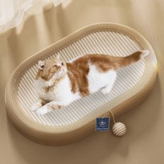 DING DONG PET 貓咪劍麻貓薄荷貓抓窩, 1個, 白色