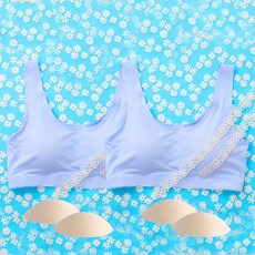 pudding underwear 親膚內衣 2入+替換胸墊 4入