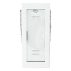 ARTEX CORP 鐵製迷你置物櫃 小型 27.5 x 10.5 x 10.5 cm, 3層, 白色