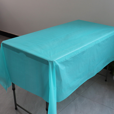 B2WIN 活動用 PE 桌巾 湖水藍 137 x 183 cm, 1個, 1個